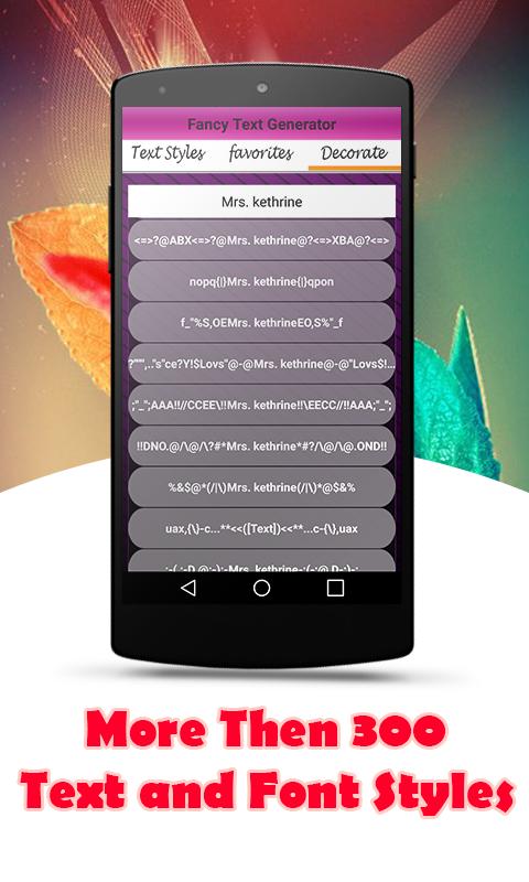 Download Stylish Text App For Android